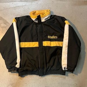 Steelers vintage puffer